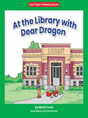 cover image of At the Library with Dear Dragon